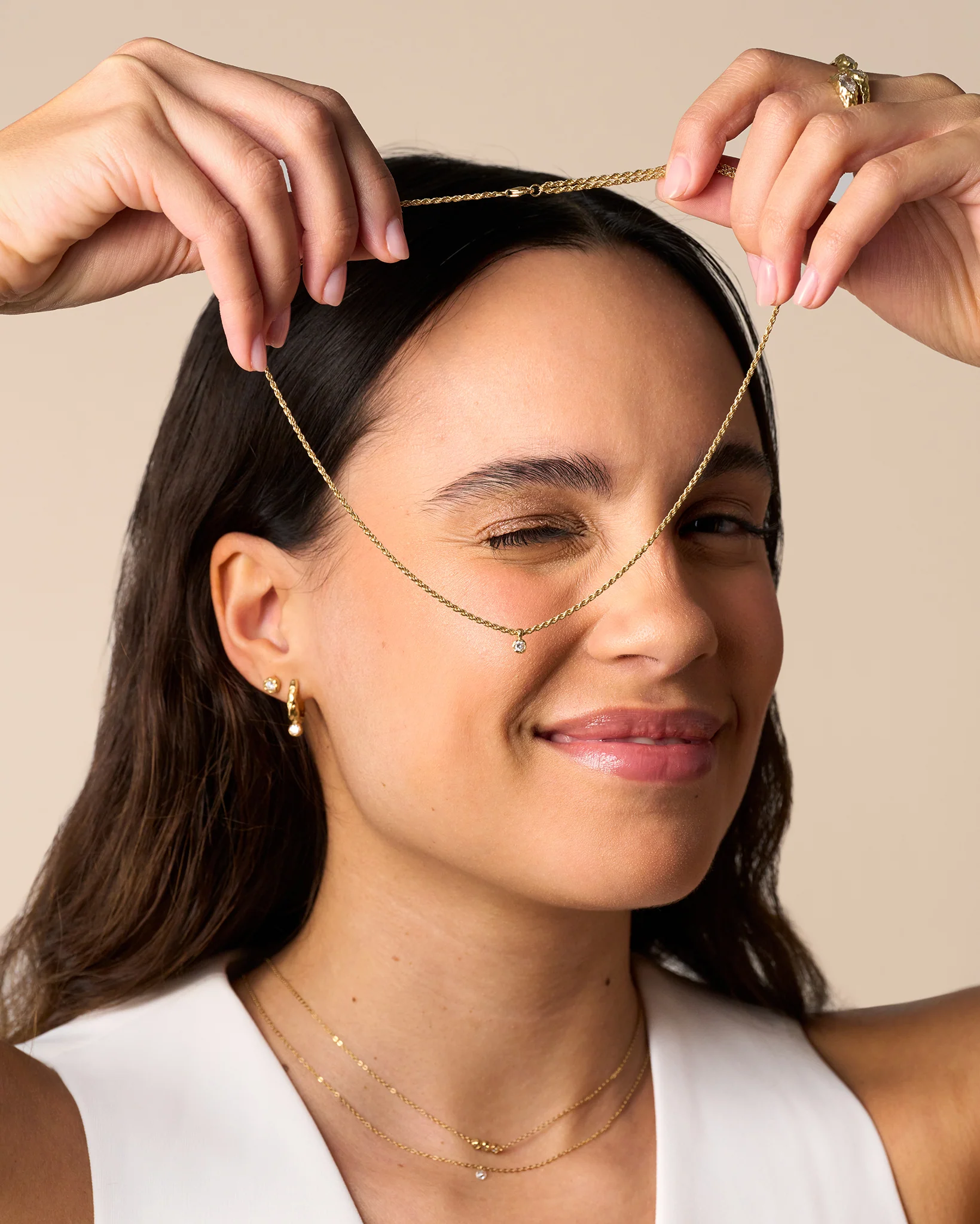 Ada Hoop Earrings - Image 4