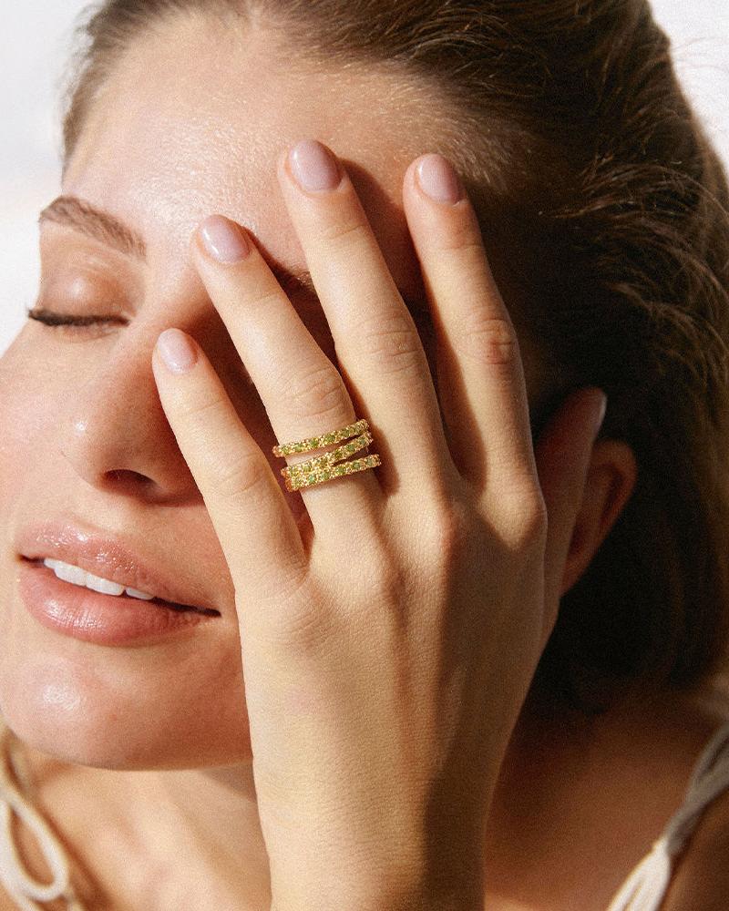 Amalia Green Ring - Image 5