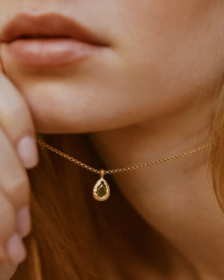 Lysia Dark Green Necklace - Image 3