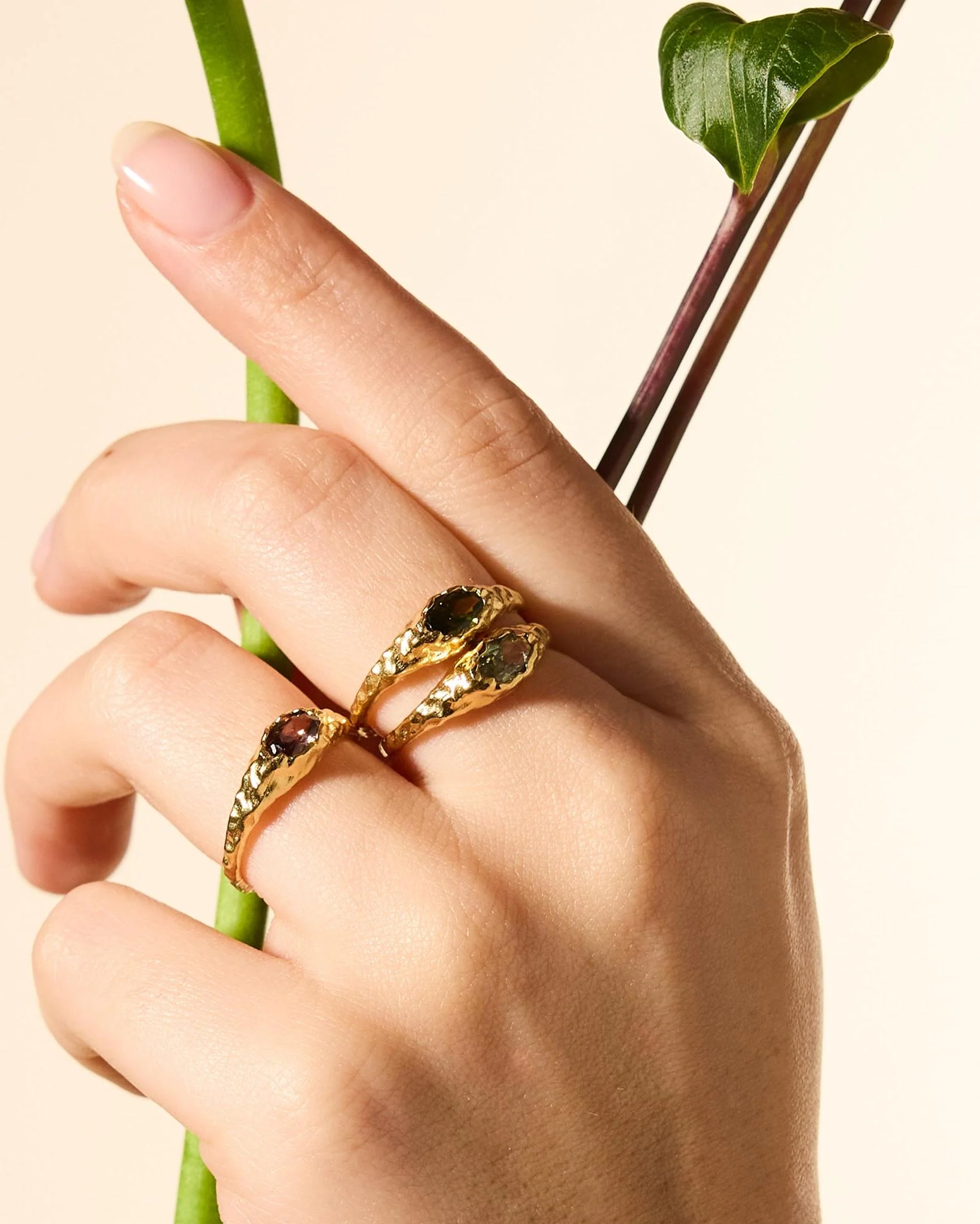 Maria Mini Celadon Ring - Image 4